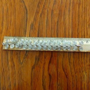 Sterling silver wire wrapped bracelet